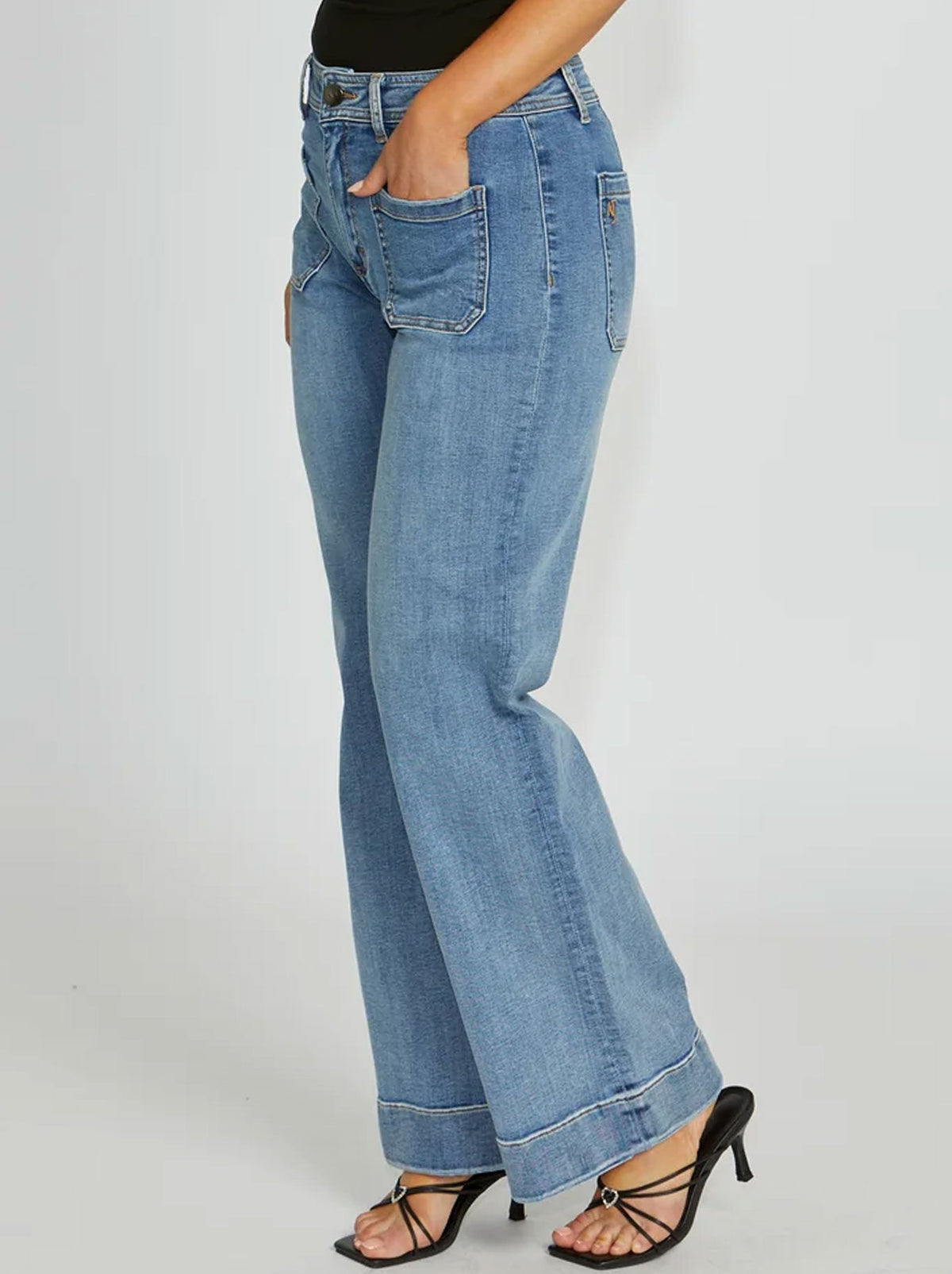 New London Victory Wide Leg Jean (Denim)
