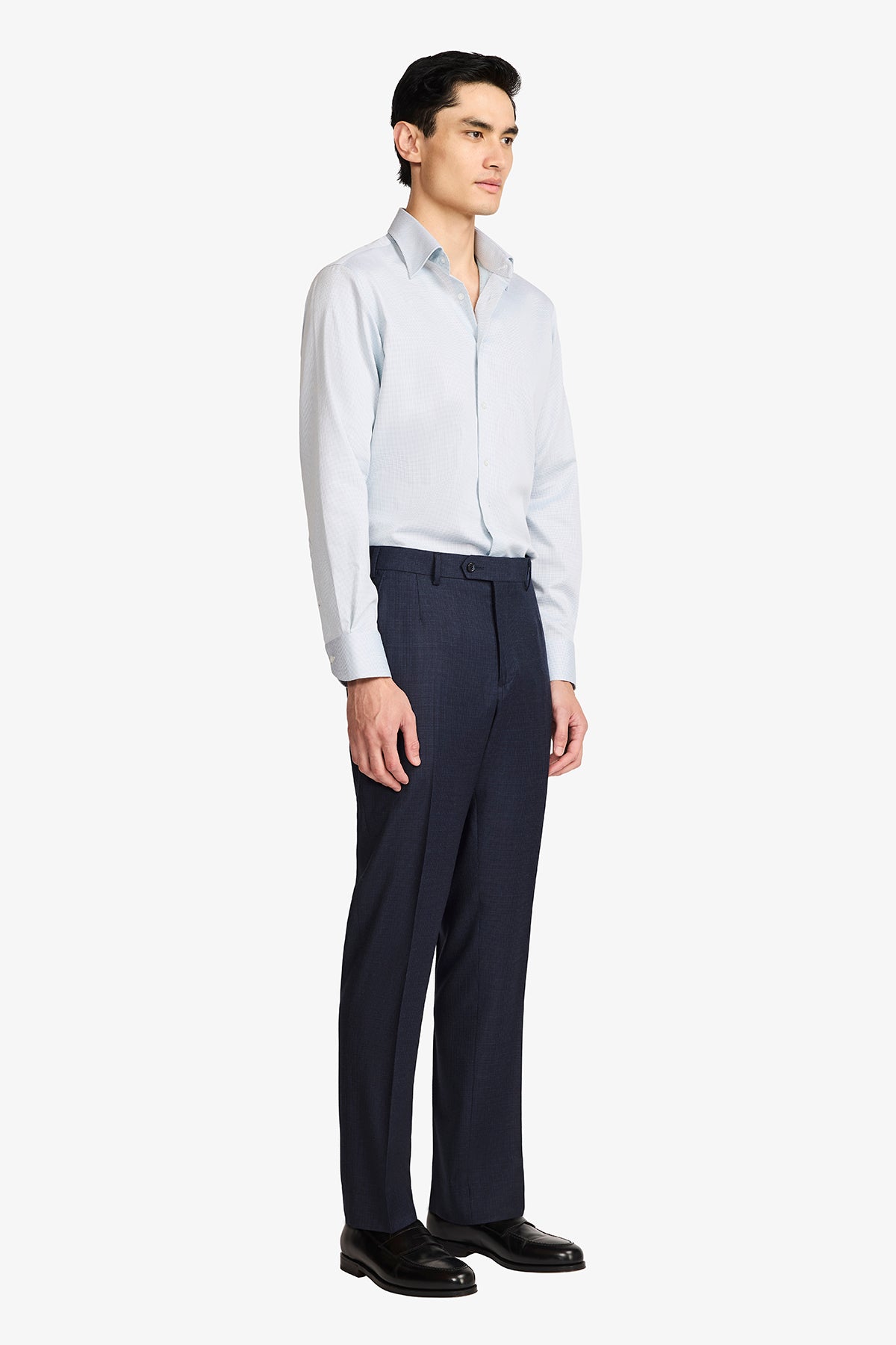 Anthony Squires Norris Formal Shirt Microdesign (Green)