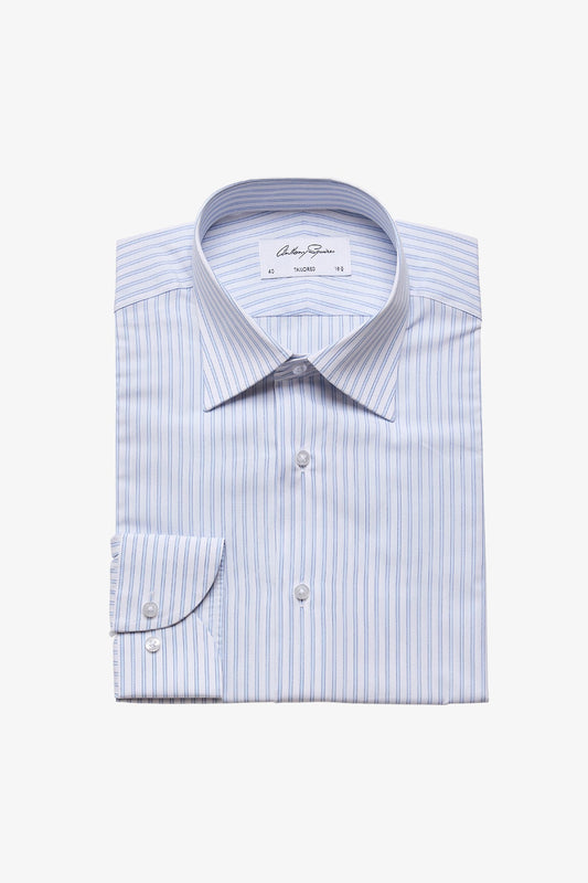 Anthony Squires Norris formal shirt stripe (Blue)