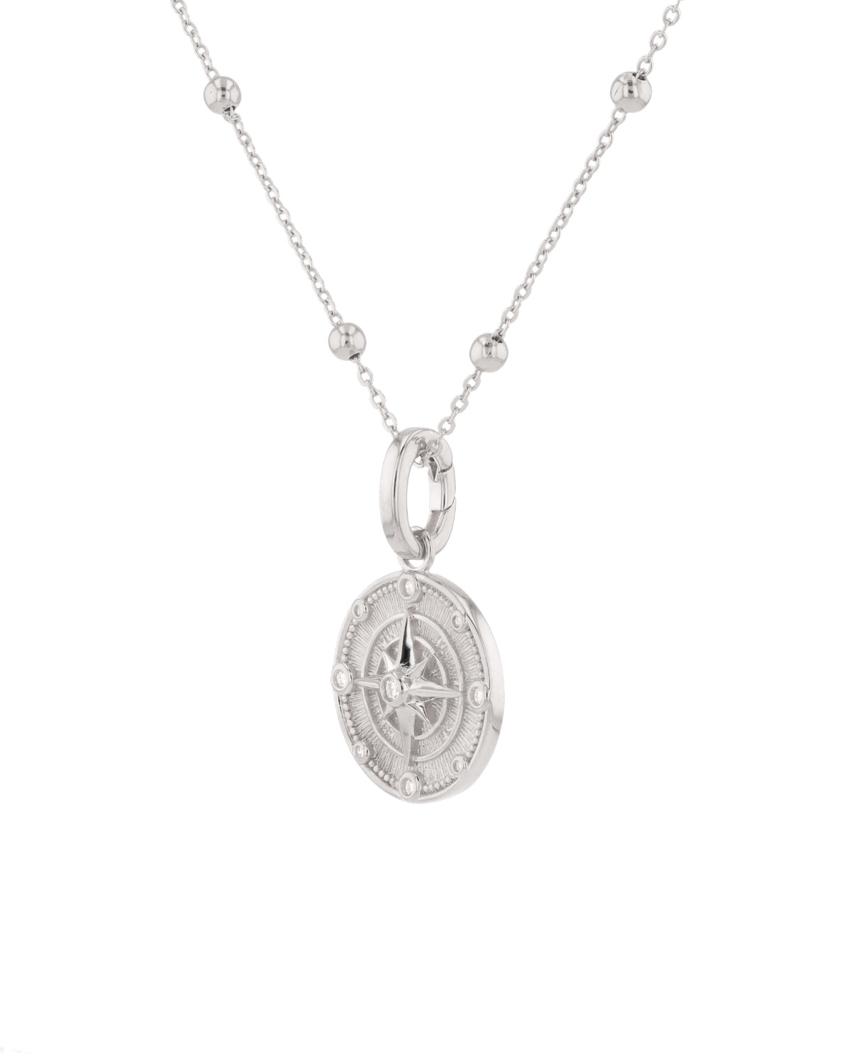 LAVANA Northern Cross Silver Diamond Pendant