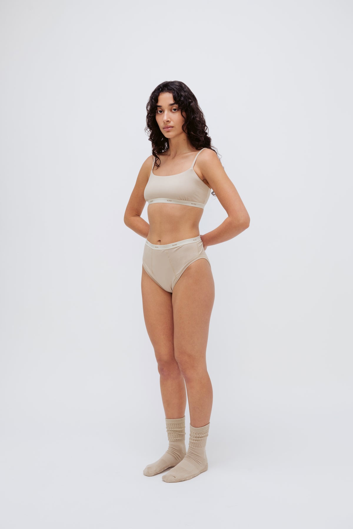 NUNE High Waist Brief (Latte)