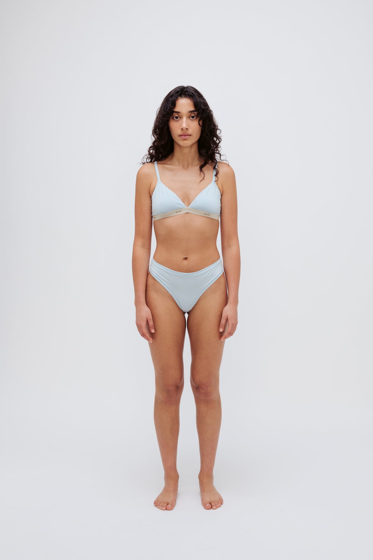 Image of Lingerie. Product name - G-String White in White colour by brand - NUNE