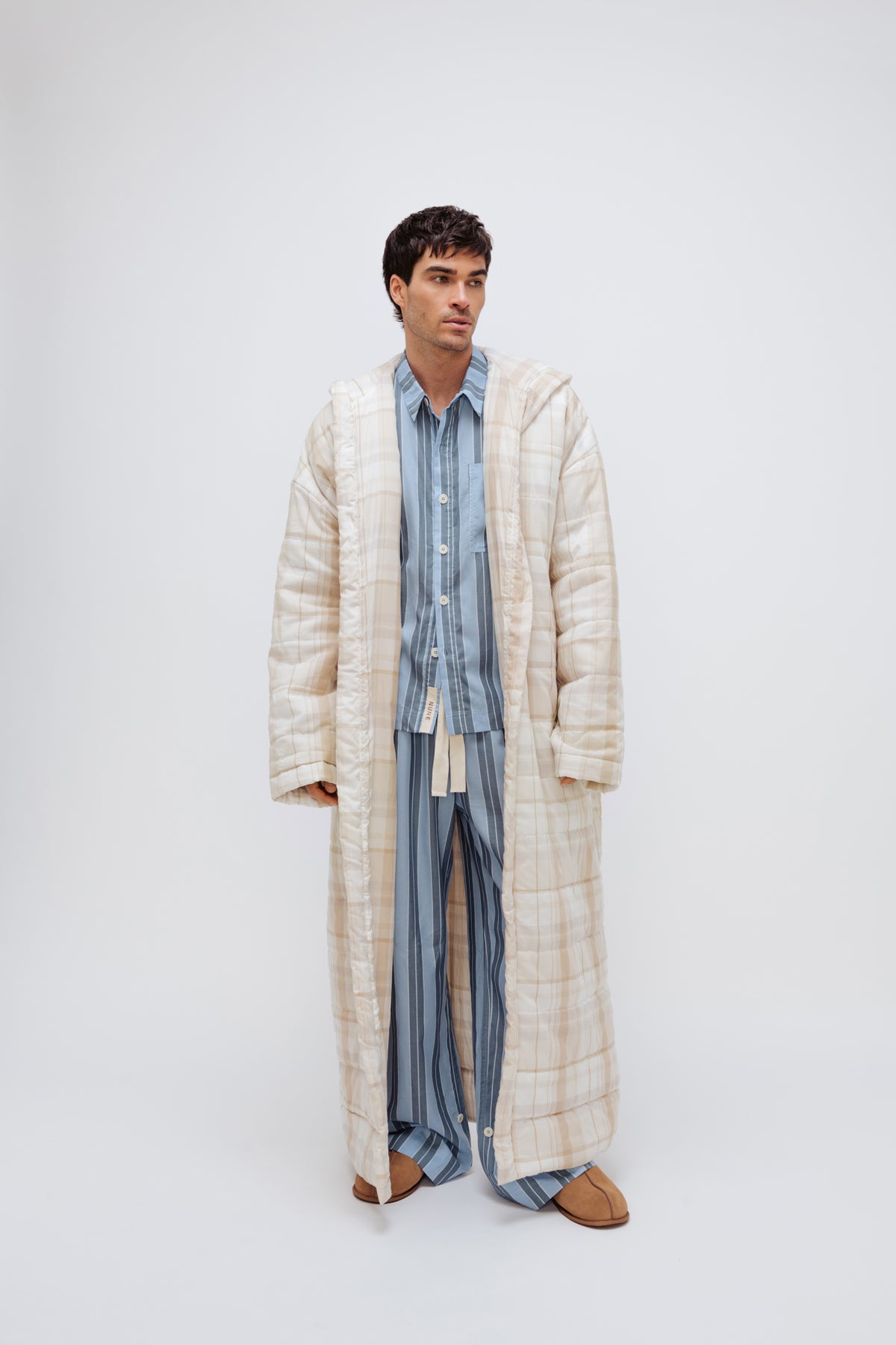 NUNE Doona Robe Long (Oat Check)