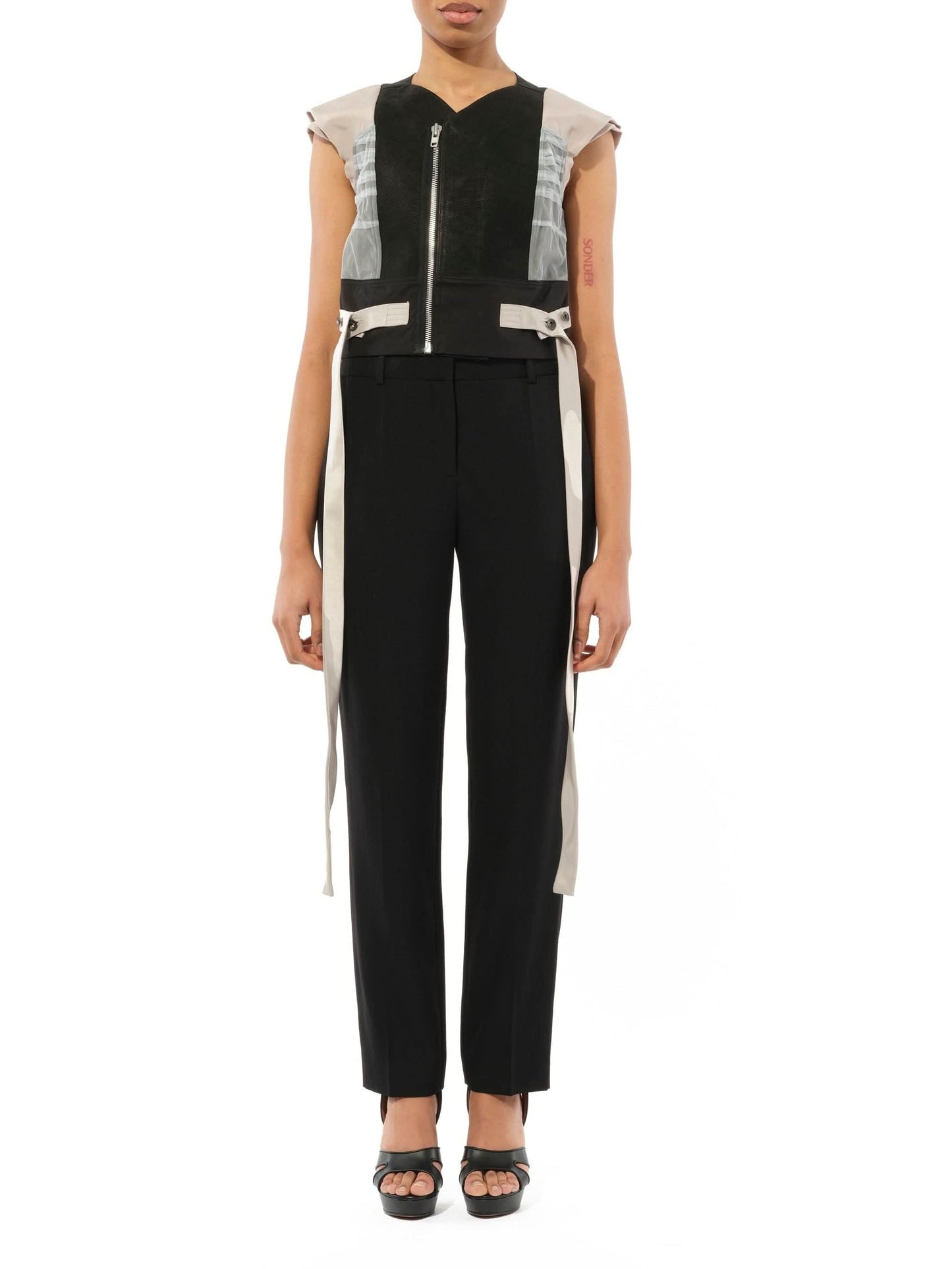 RICK OWENS Nymph Biker Leather (Black)