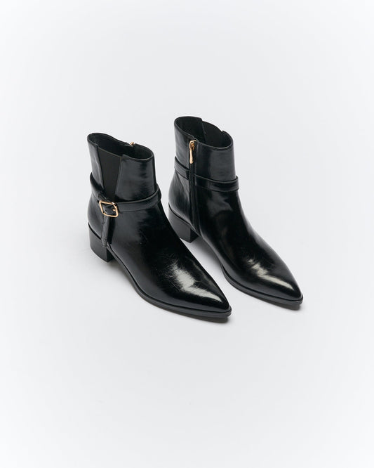 Walnut Melbourne Nyx Boot (Black)