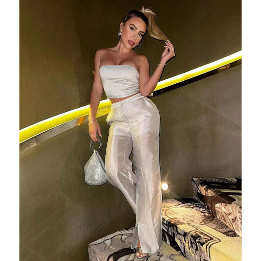 Image of Bags. Productname: ELLIE Crystal Mesh Handle Bag in colour by brand - Olga Berg