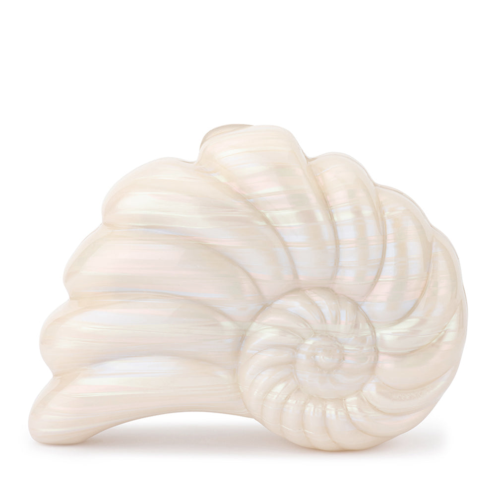 Olga Berg AVA Acrylic Shell Clutch (Rainbow)