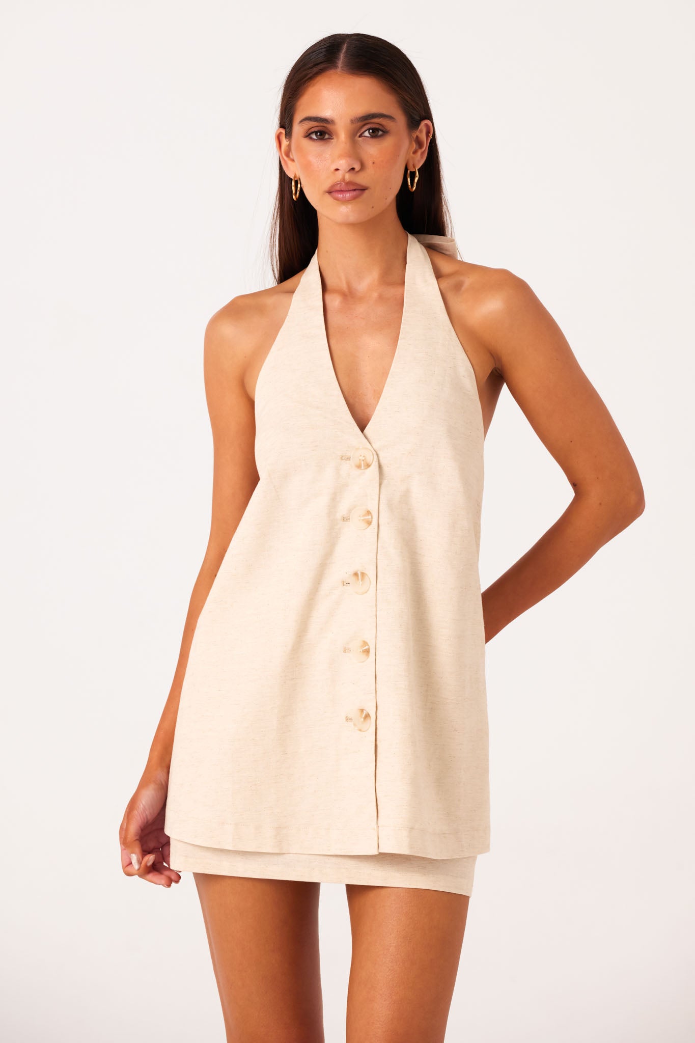 Image of Coats & Jackets. Productname: SNDYS OCTAVIA VEST in Natural colour by brand - SNDYS
