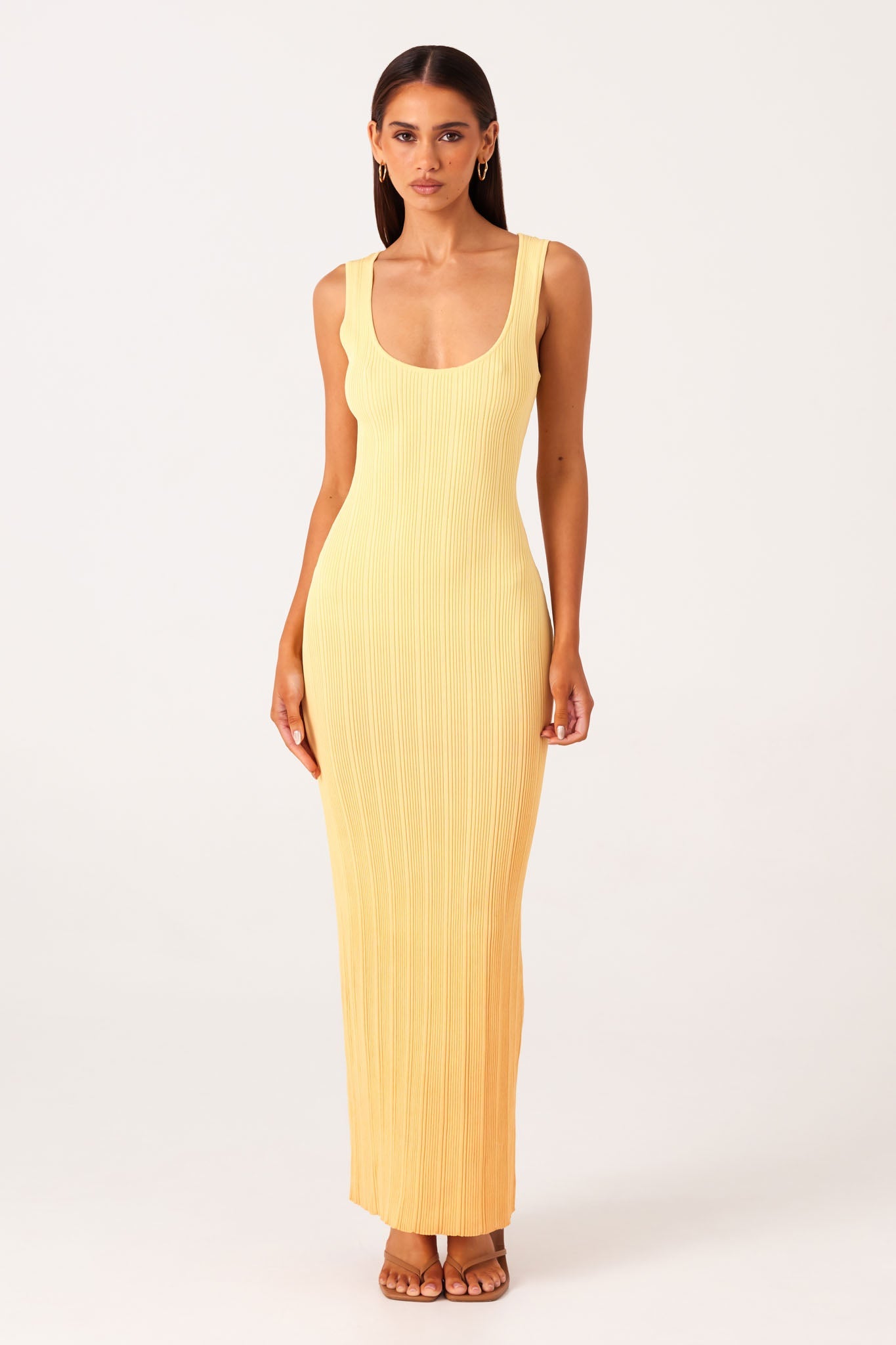 Image of Dresses. Productname: SNDYS ODESSA MAXI DRESS in Mango Ombre colour by brand - SNDYS