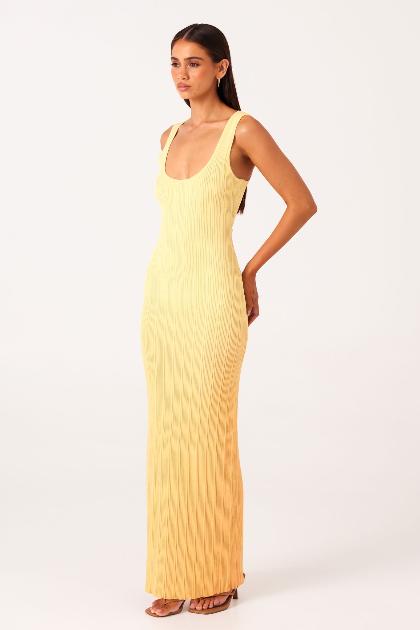 SNDYS ODESSA MAXI DRESS (Mango Ombre)