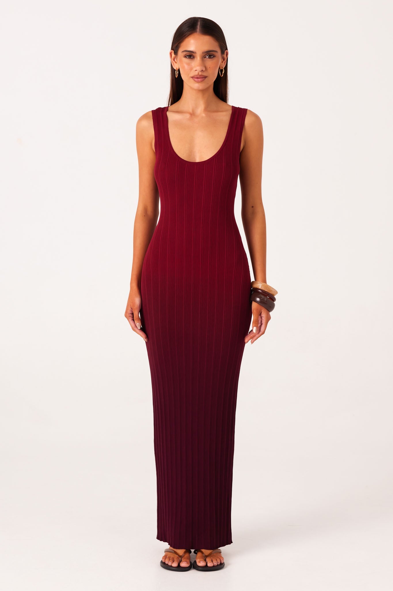Image of Dresses. Productname: SNDYS ODESSA MAXI DRESS in Plum Ombre colour by brand - SNDYS