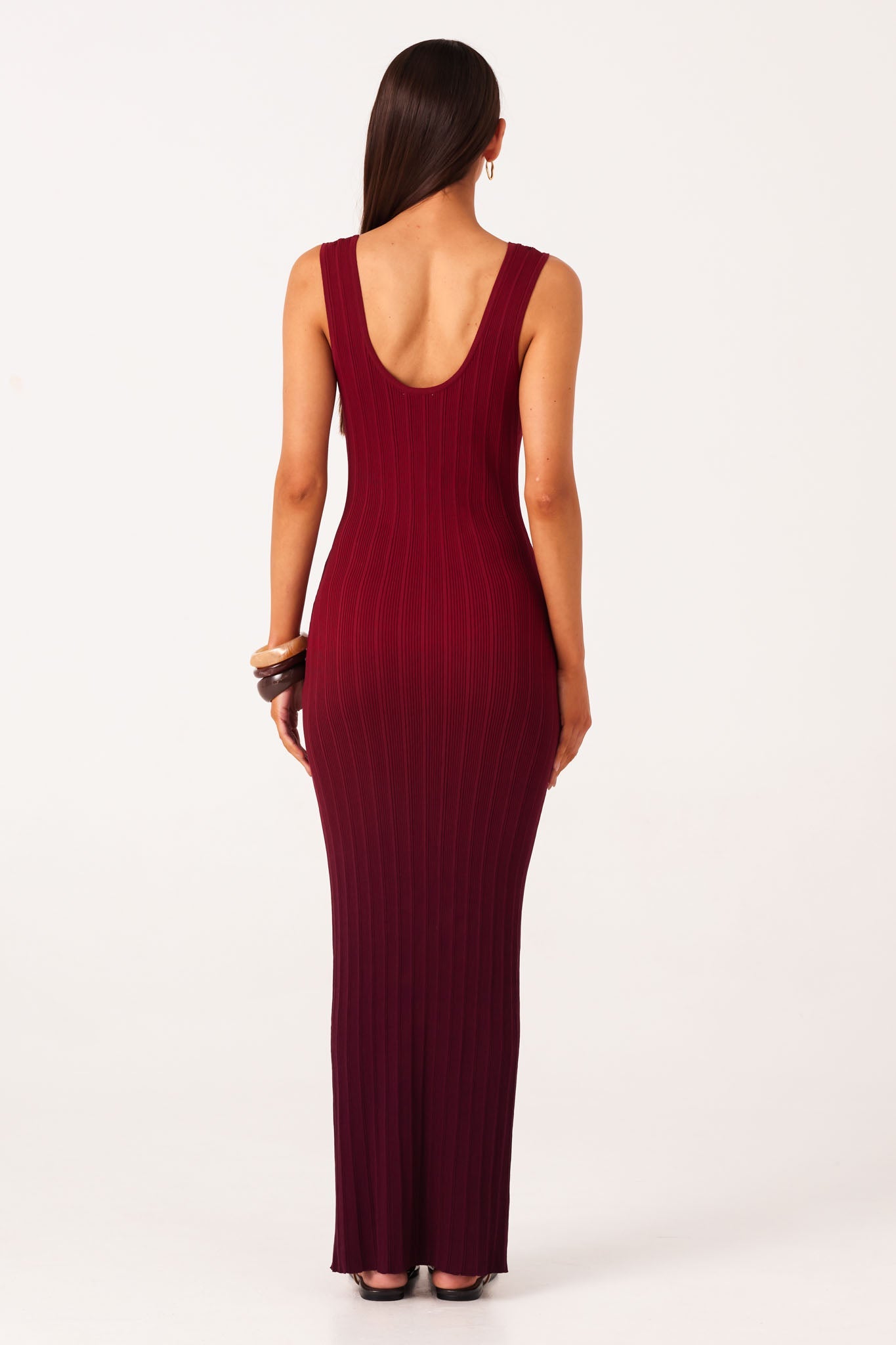 SNDYS ODESSA MAXI DRESS (Plum Ombre)