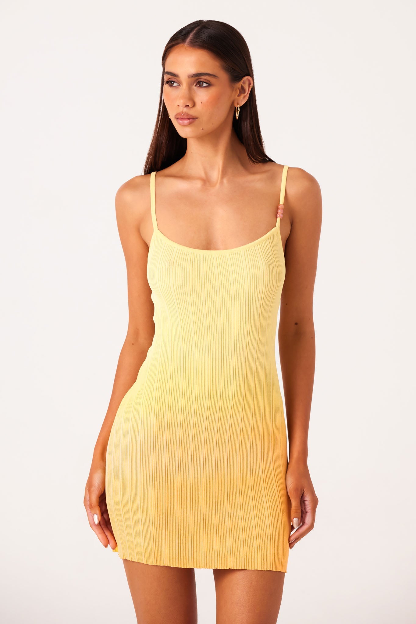 SNDYS ODESSA MINI DRESS (Mango Ombre)