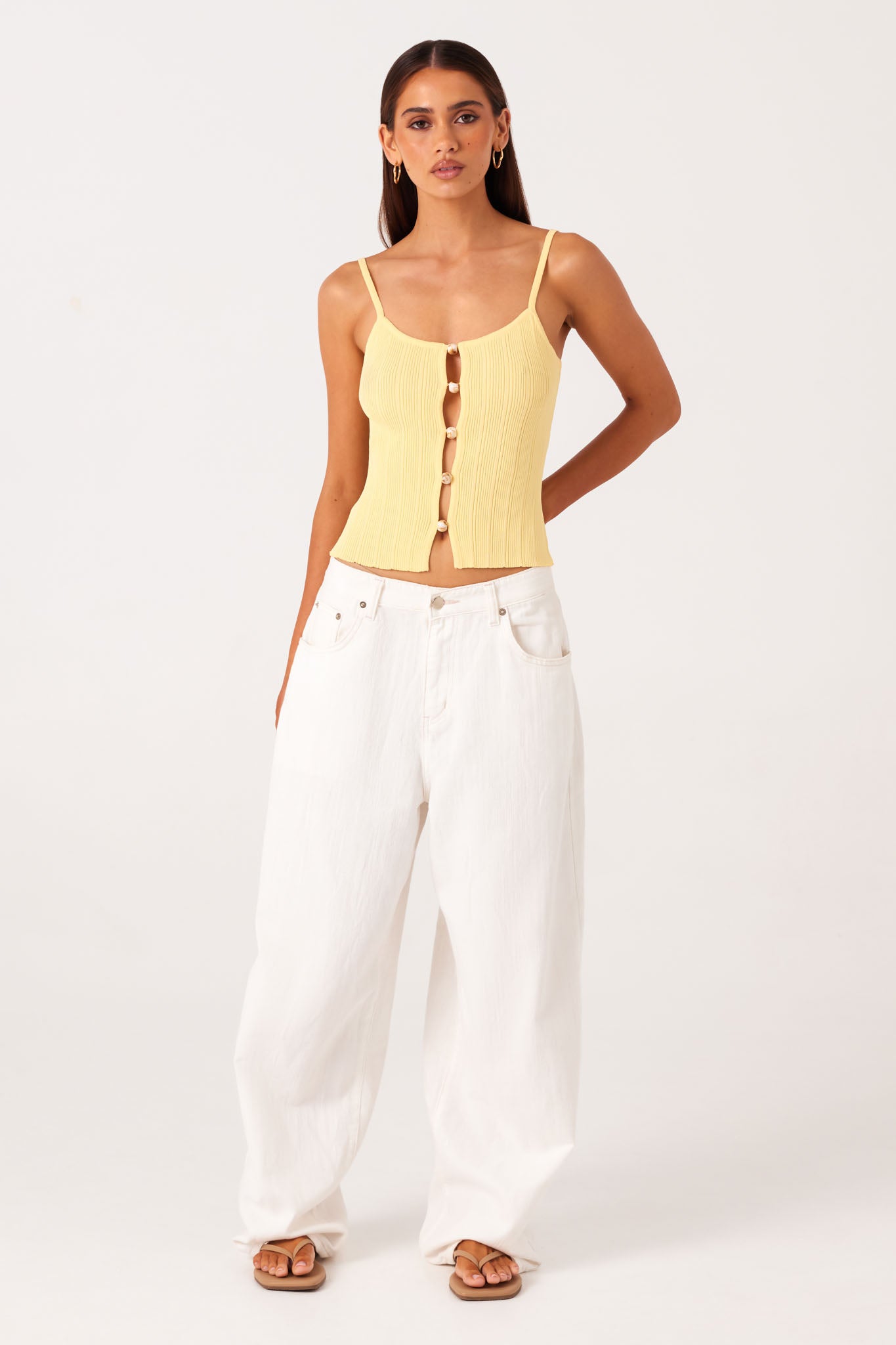 SNDYS ODESSA KNIT TANK TOP (Pollen)