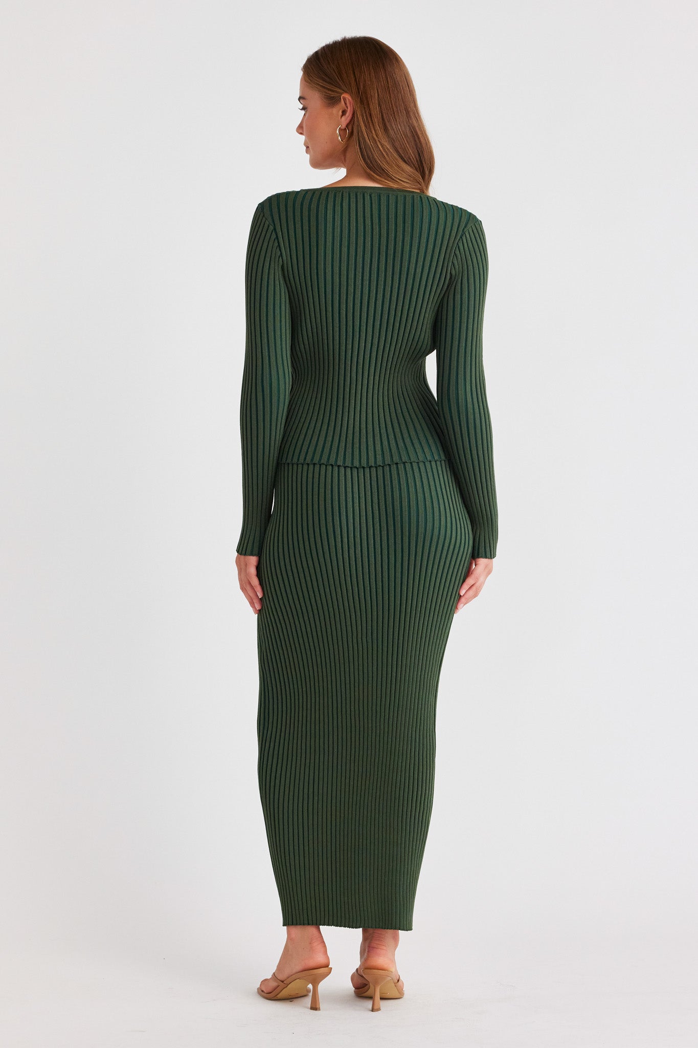 SNDYS ODETTA MAXI SKIRT (Wild Green)