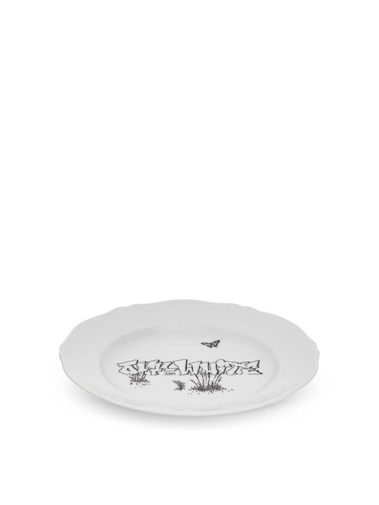 OFF-WHITE Off- x Ginori Dessert Plate (White)