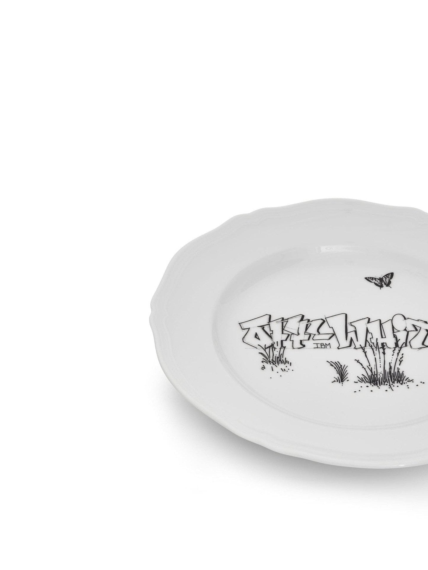 OFF-WHITE Off- x Ginori Dessert Plate (White)