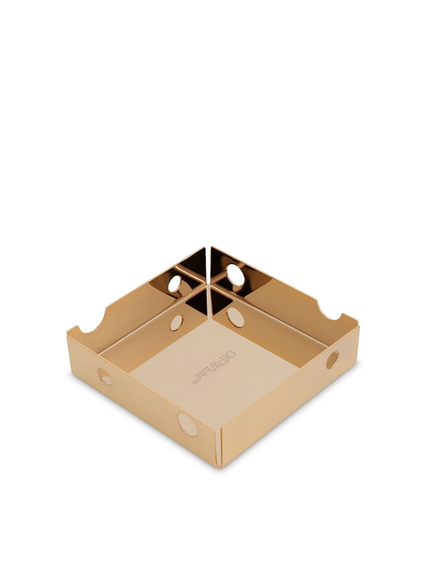 Image of Water Bottles. Productname: OFF-WHITE Meteor Tray in GOLD colour by brand - OFF-WHITE