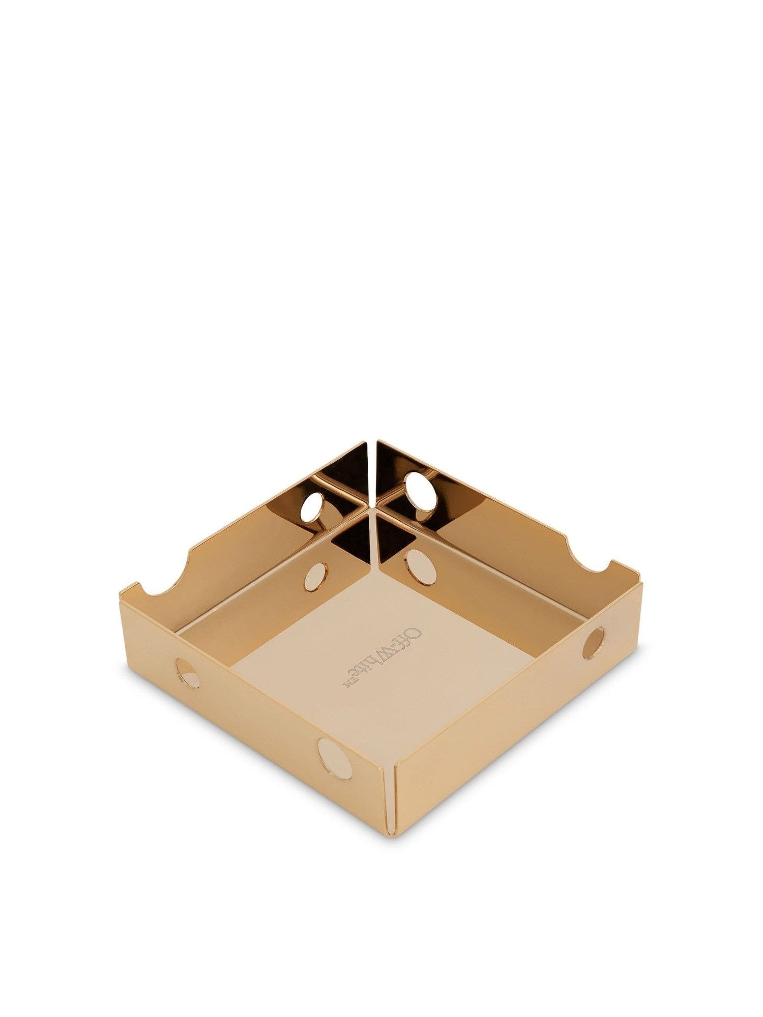 Image of Water Bottles. Productname: OFF-WHITE Meteor Tray in GOLD colour by brand - OFF-WHITE