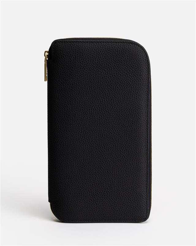 The Daily Edited Olivia Family Travel Wallet (Black)
