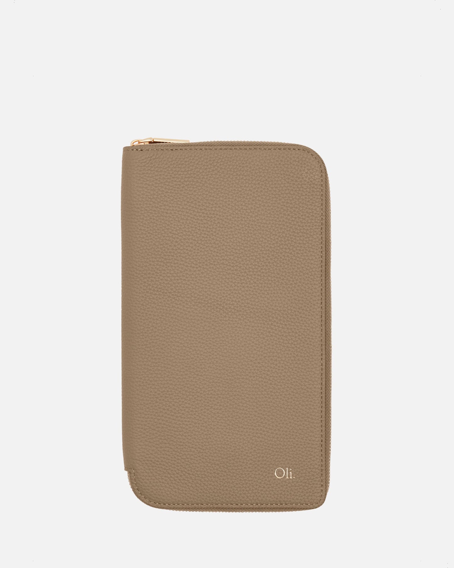Image of Wallets & Money Clips. Productname: The Daily Edited Olivia Family Travel Wallet Sepia in Sepia colour by brand - The Daily Edited