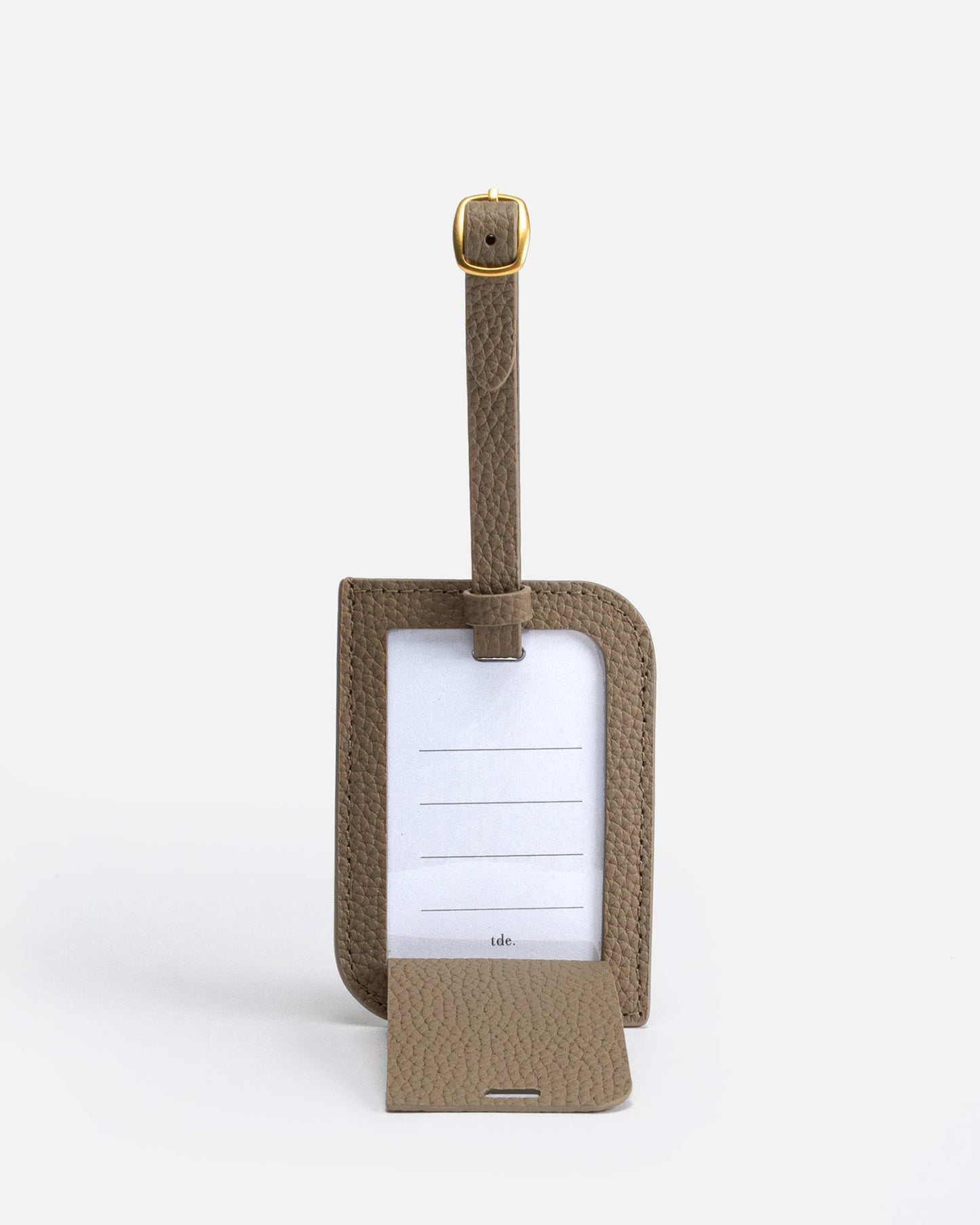 The Daily Edited Olivia Luggage Tag (Sepia)