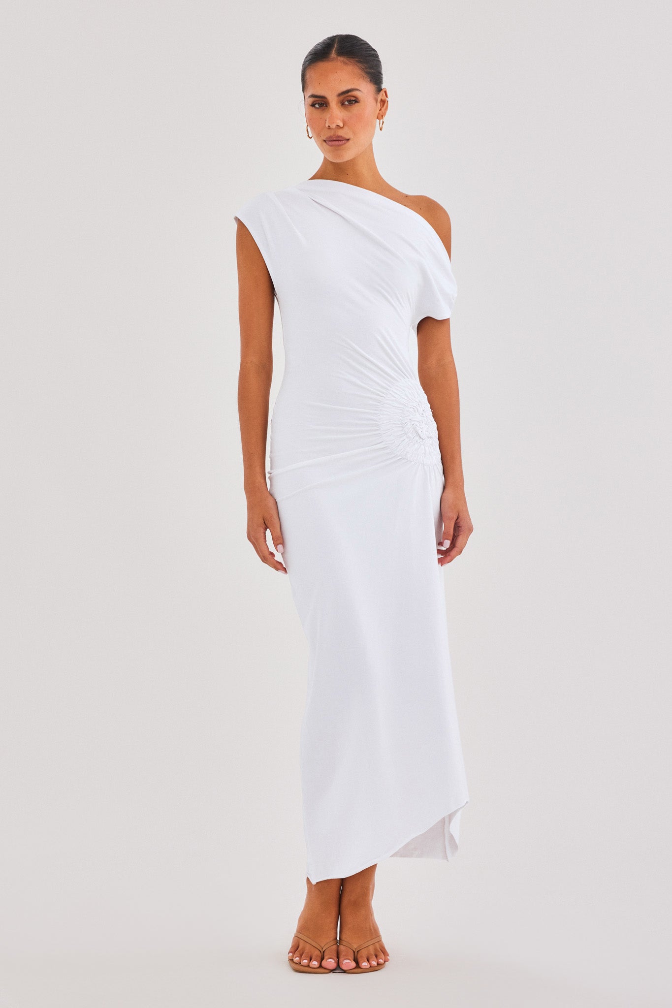SNDYS OLIVIDAE MAXI DRESS (White)