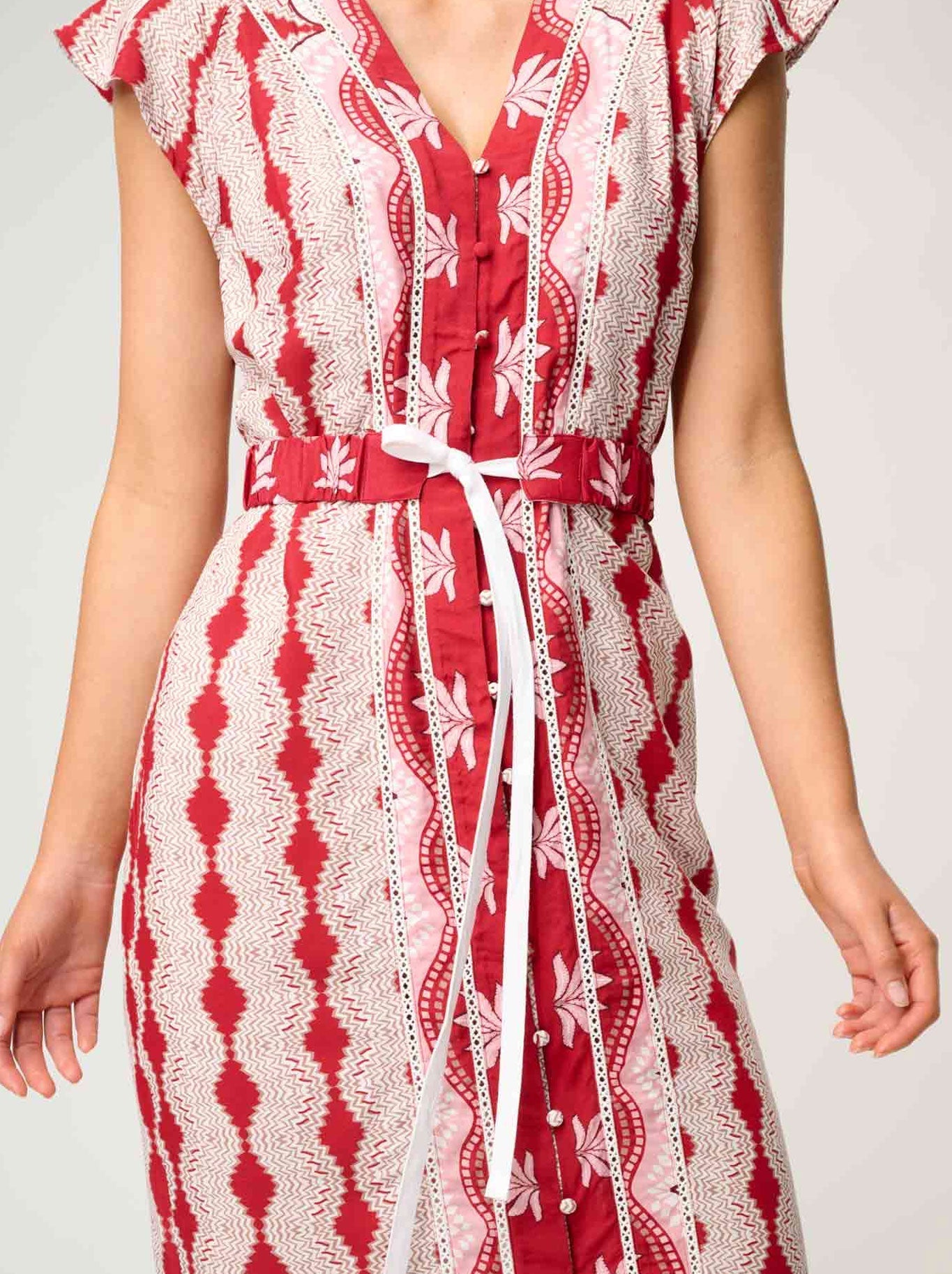 ONCE WAS MAYA DRESS (Marakesh Ruby)