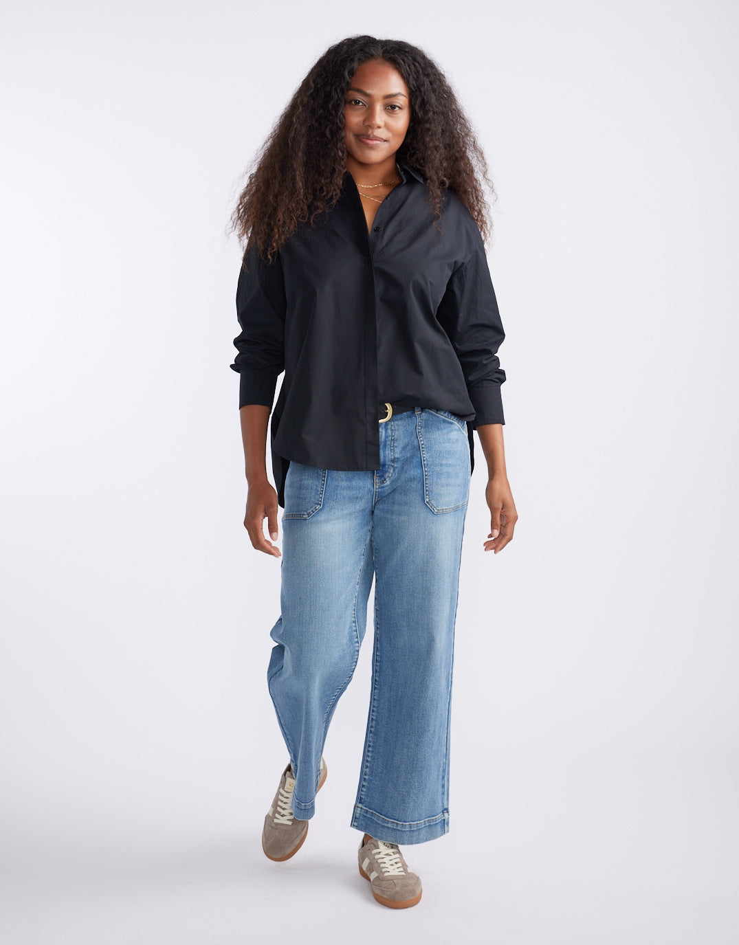White & Co. Carter Shirt (Black)