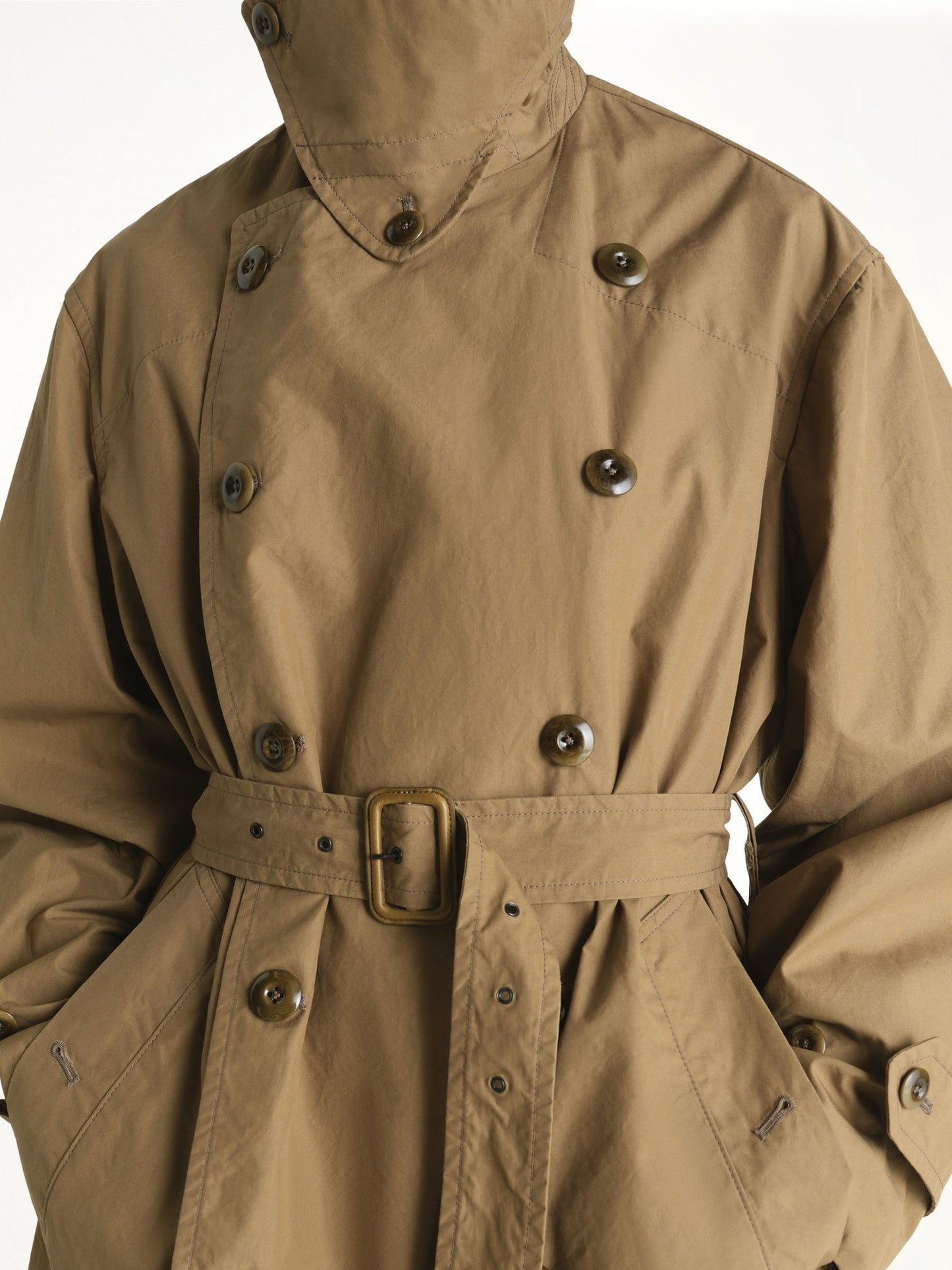 LEMAIRE Cropped Trench (Khaki)