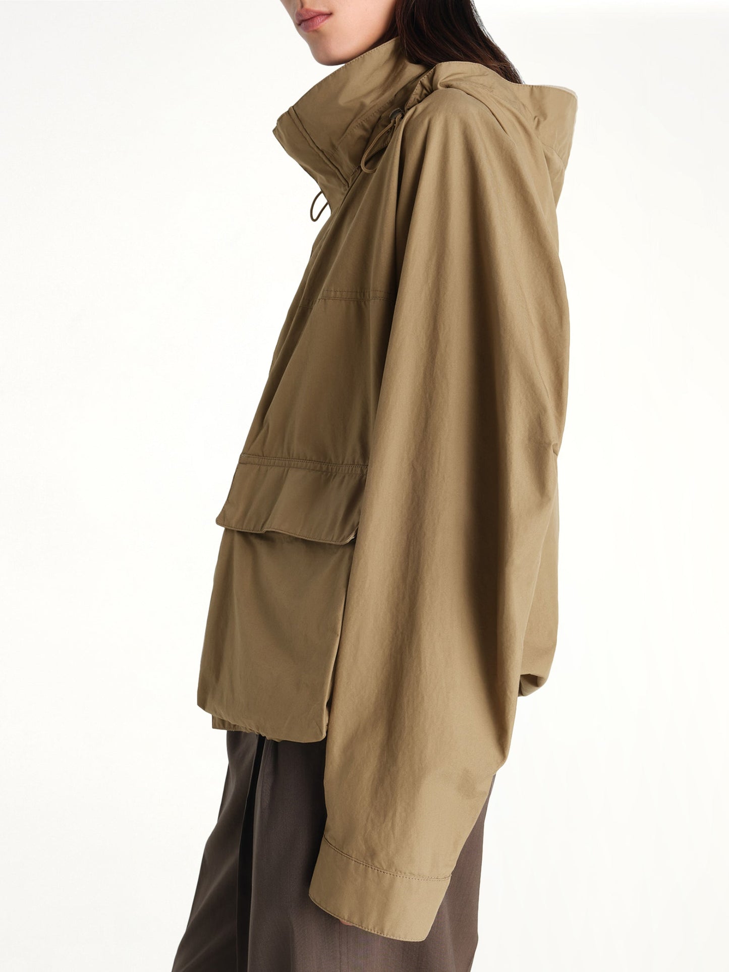 LEMAIRE Short Rain Parka (Khaki)
