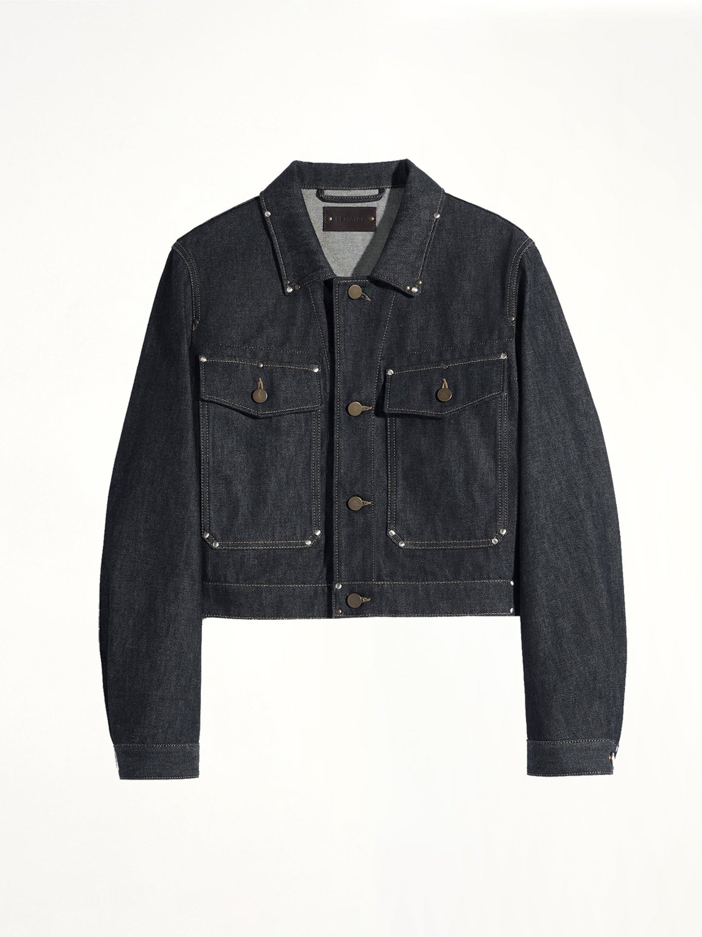 LEMAIRE Cropped Blouson With Studs (Indigo)