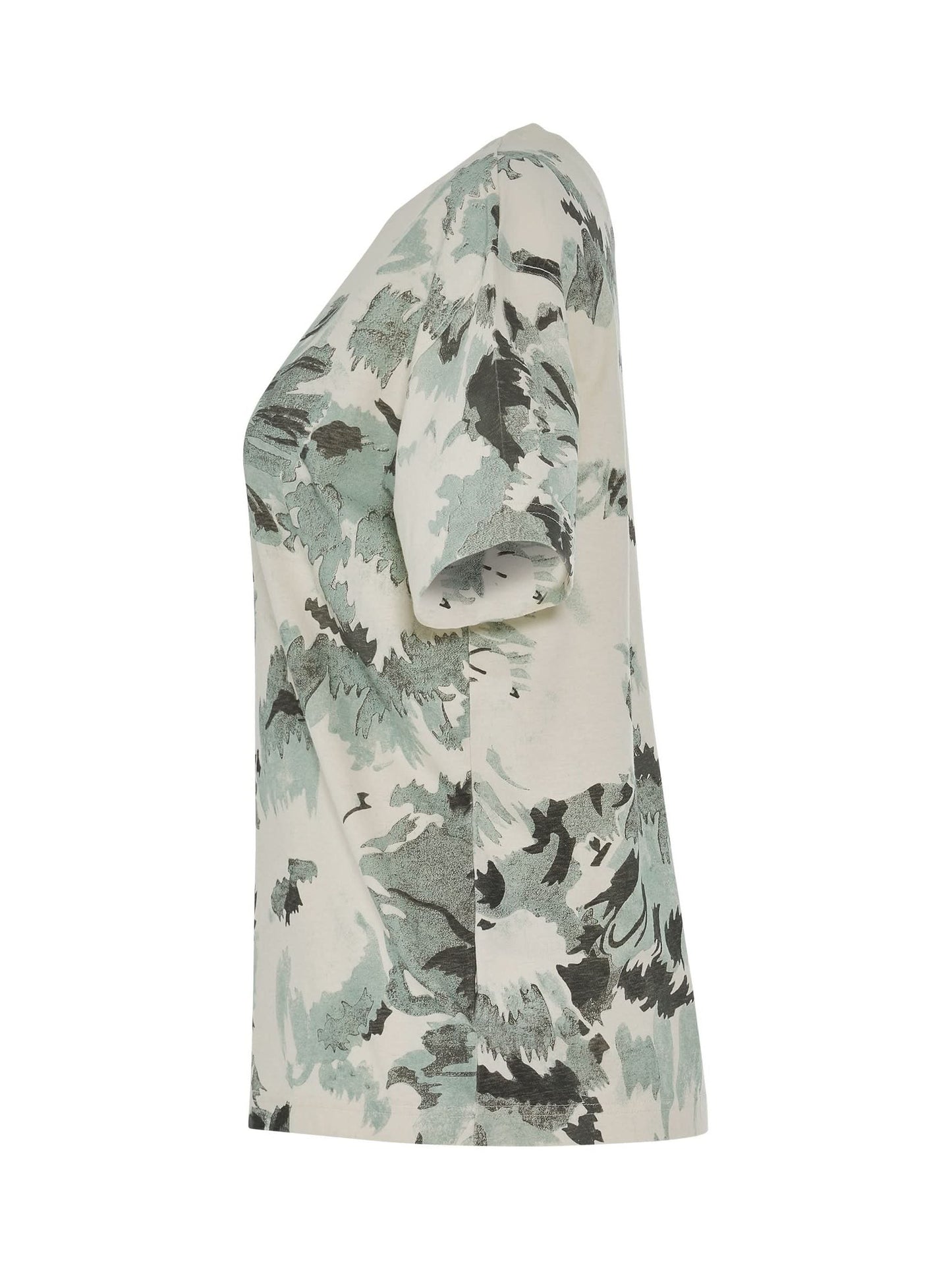 OFF-WHITE Floral Swimming Logo Regular T-Shirt (Multicolor)