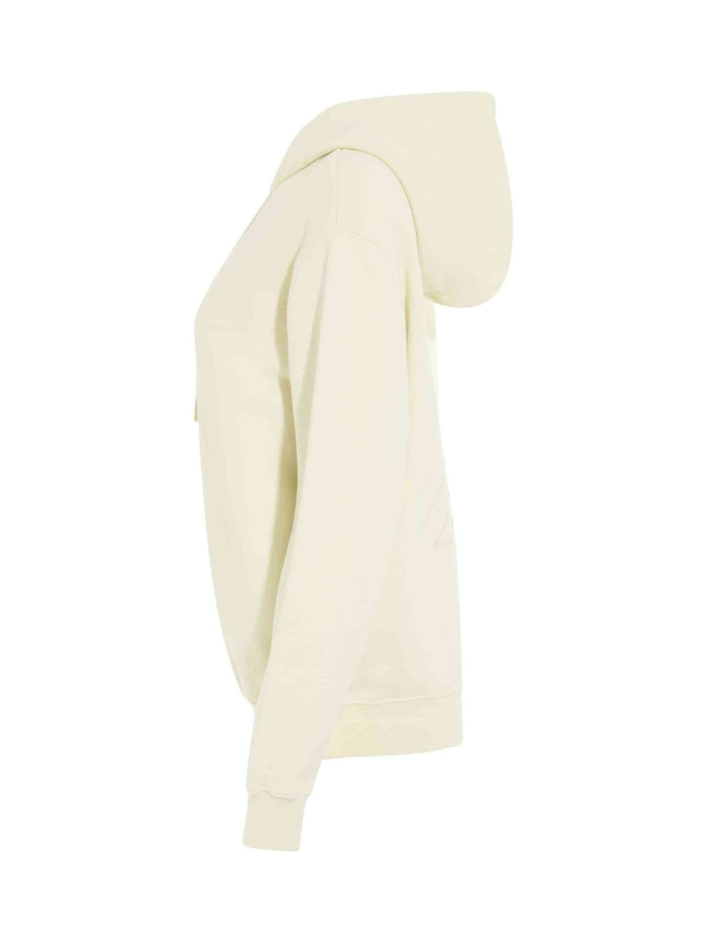 OFF-WHITE Embroidered Diagonal Tab Hoodie (Beige)