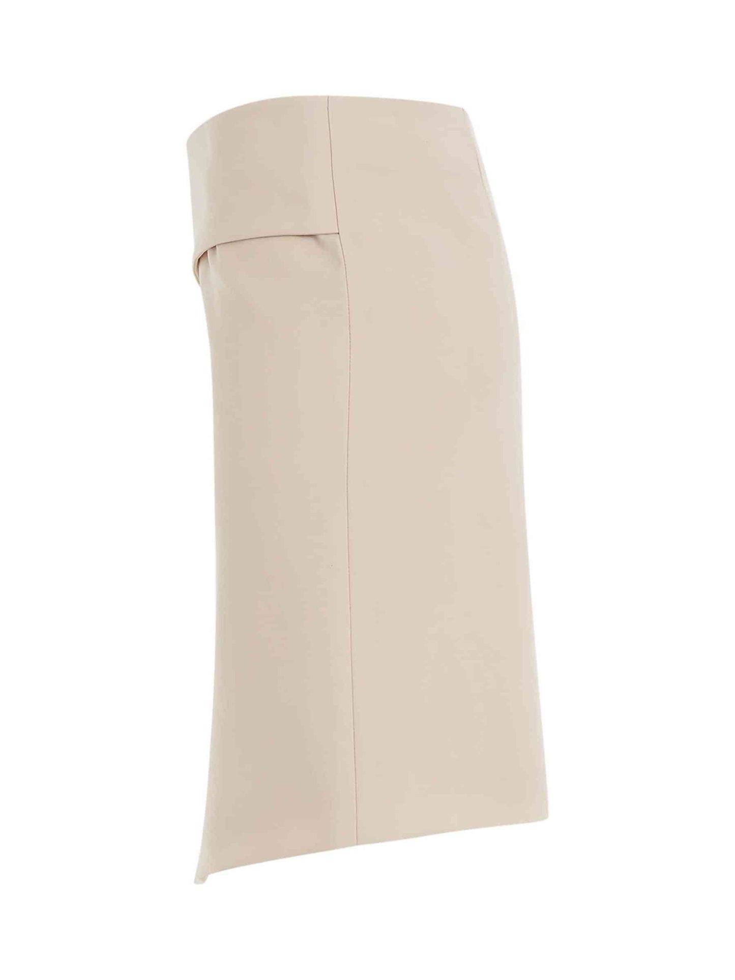 OFF-WHITE Toybox Dry Wool Pocket Skirt (Brown)