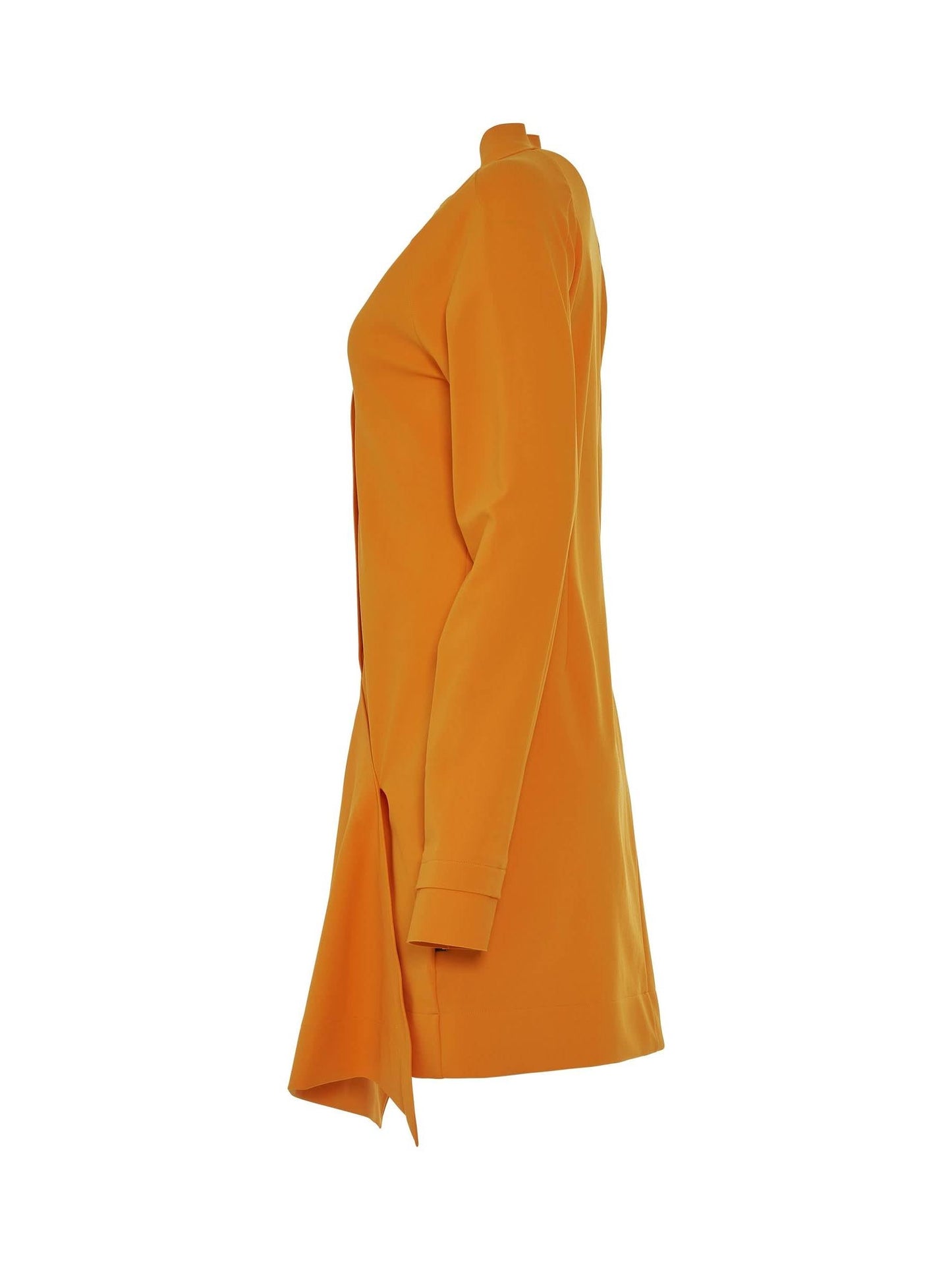 OFF-WHITE Jer Short Panel Shirt Dress (Orange)
