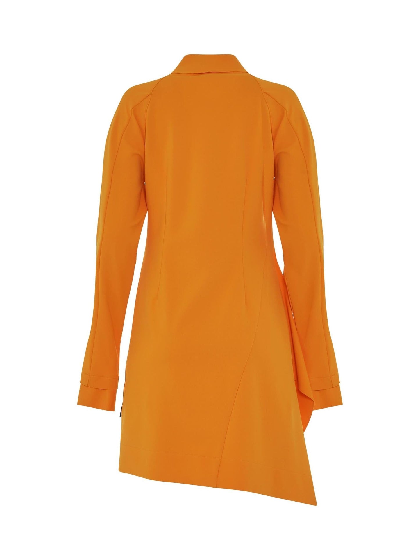 OFF-WHITE Jer Short Panel Shirt Dress (Orange)
