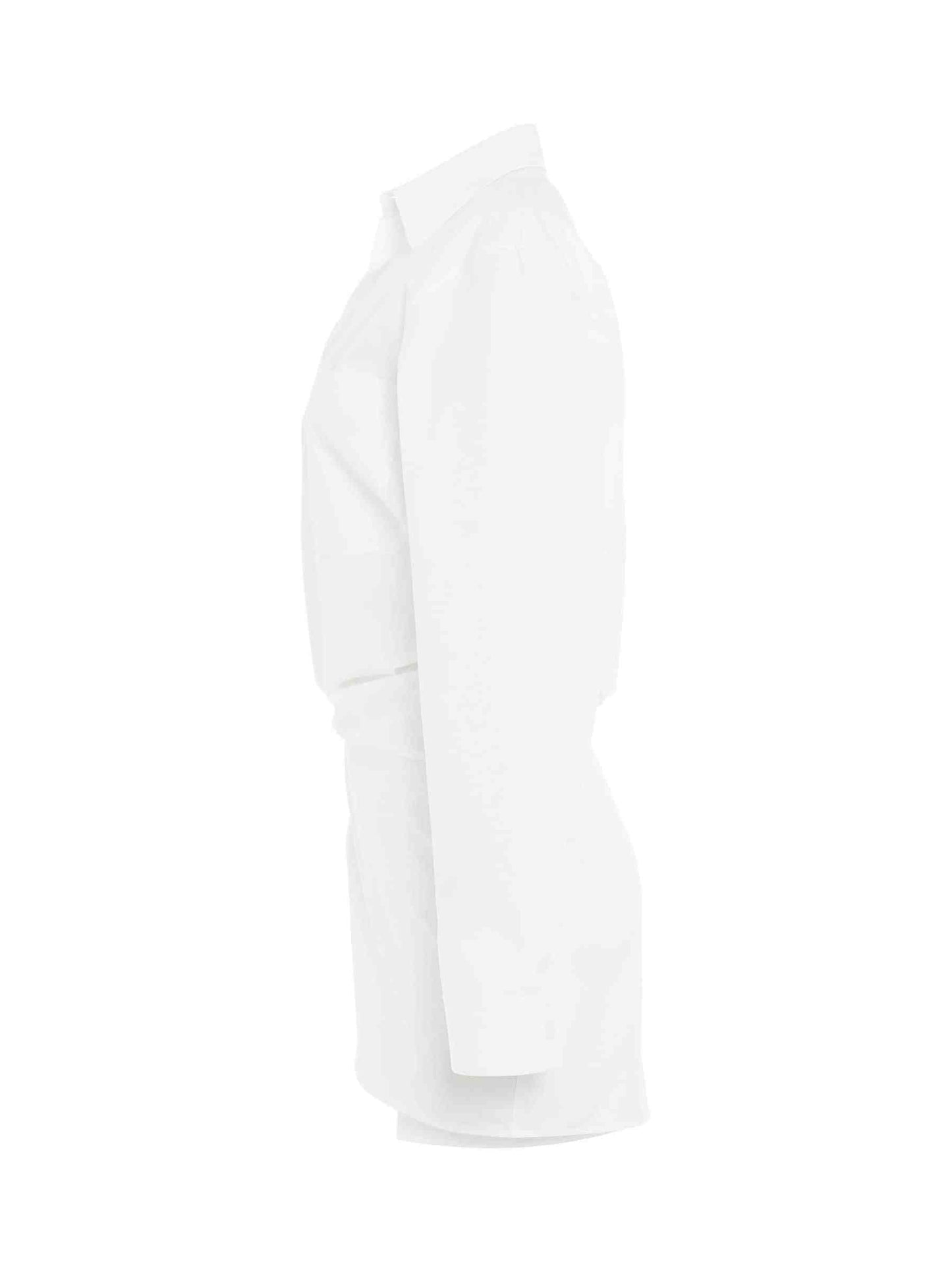 OFF-WHITE Poplin Twist Shirt Dress (White)