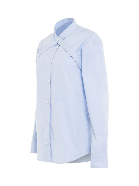 OFF-WHITE Poplin Cross Belt Shirt (Blue)