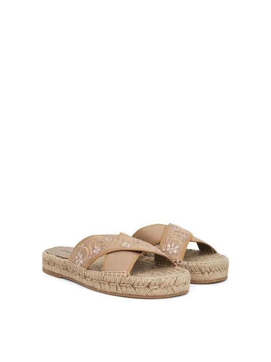 OFF-WHITE Romantic Criss Cross Espadrillas (Beige)