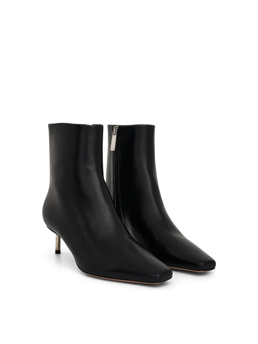 OFF-WHITE Silver Allen Ankle Boot (Black)