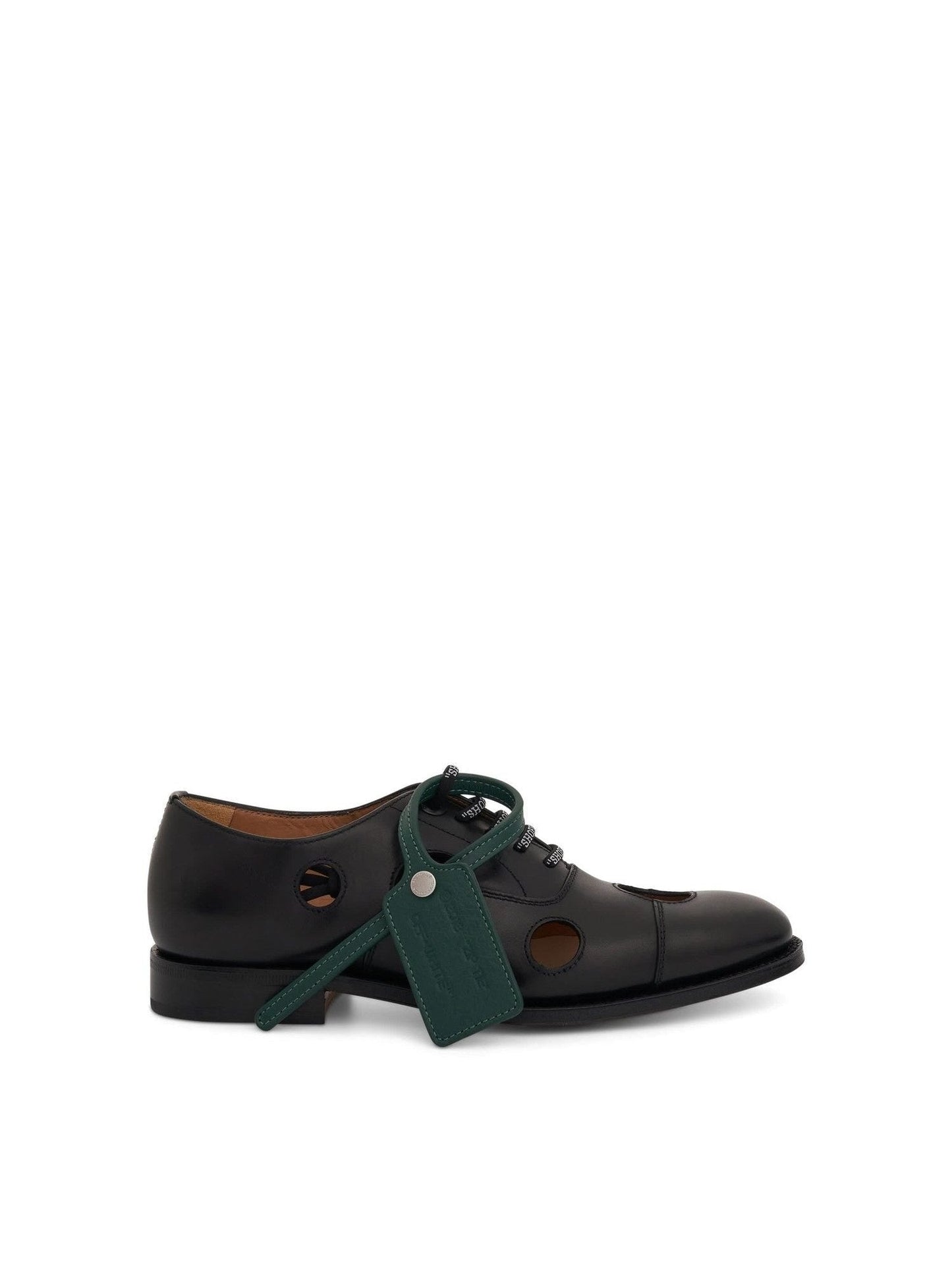 Image of Shoes. Product name - Off-White x Church's Consul Shoe in Black colour by brand - OFF-WHITE