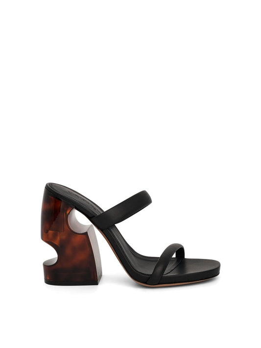 Image of Sandals. Productname: OFF-WHITE Meteor Block Mule in BLACK colour by brand - OFF-WHITE