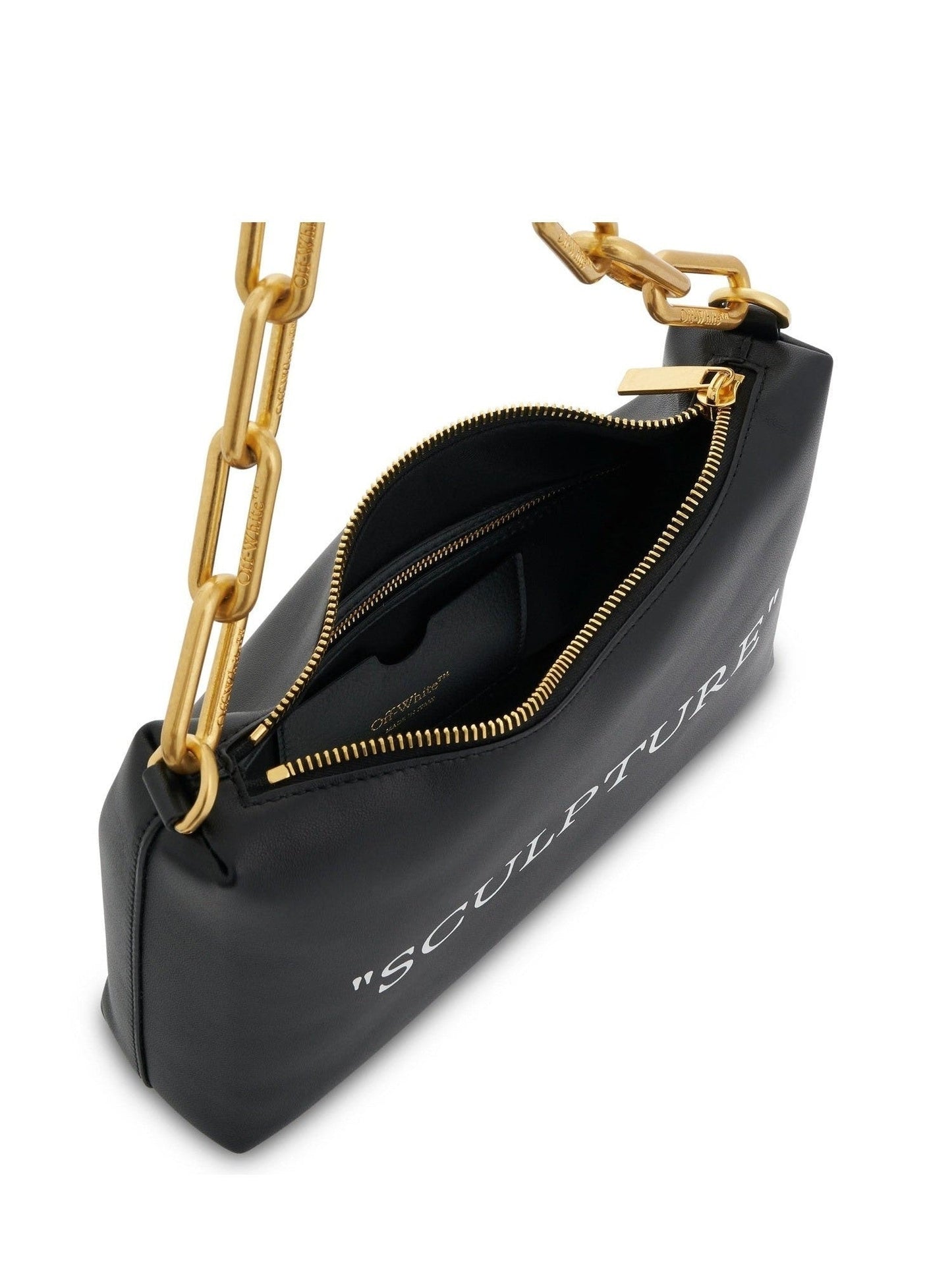 OFF-WHITE Block Pouch Quote Bag (Black)