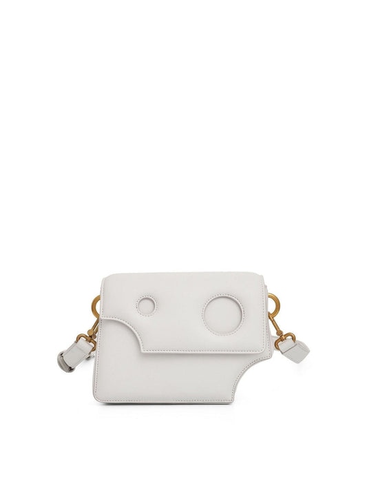 Image of Bags. Productname: OFF-WHITE Burrow 22 Shoulder Bag in WHITE colour by brand - OFF-WHITE
