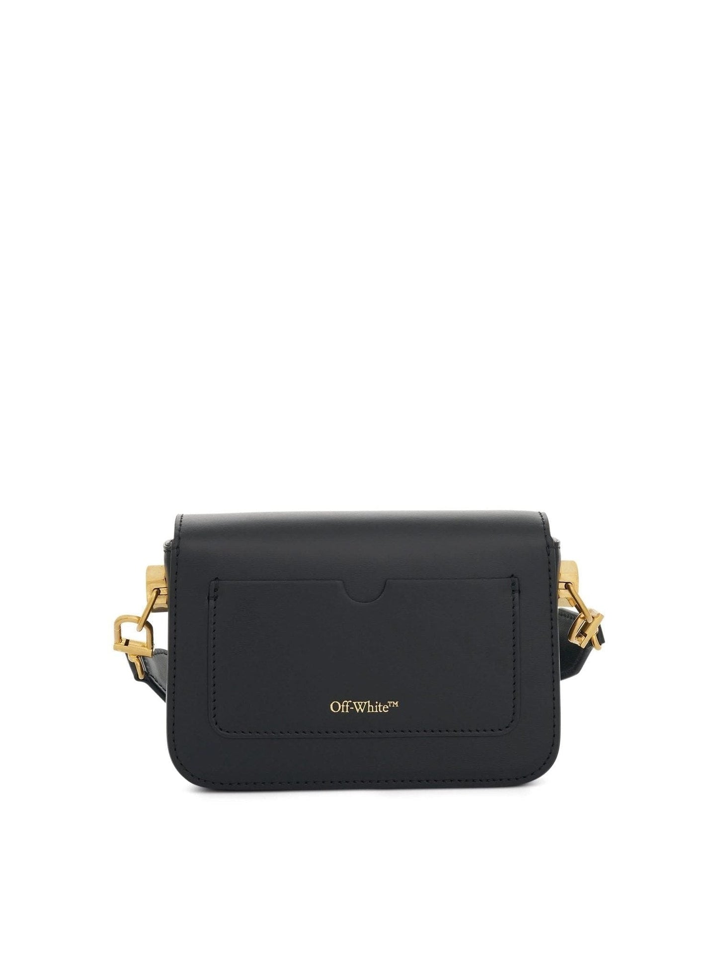 OFF-WHITE Plain Small Binder Shoulder Bag (Black)