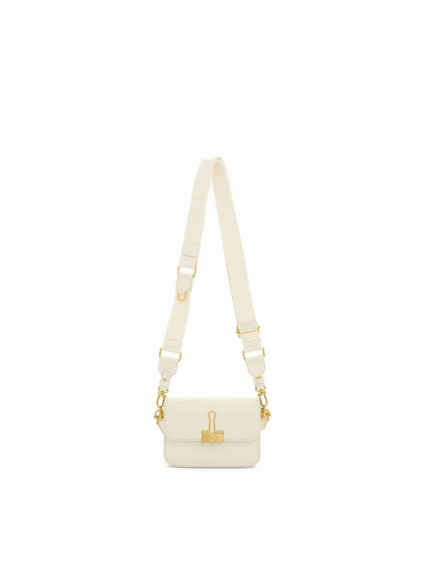 Image of Bags. Productname: OFF-WHITE Plain Binder Shoulder Bag in BEIGE colour by brand - OFF-WHITE