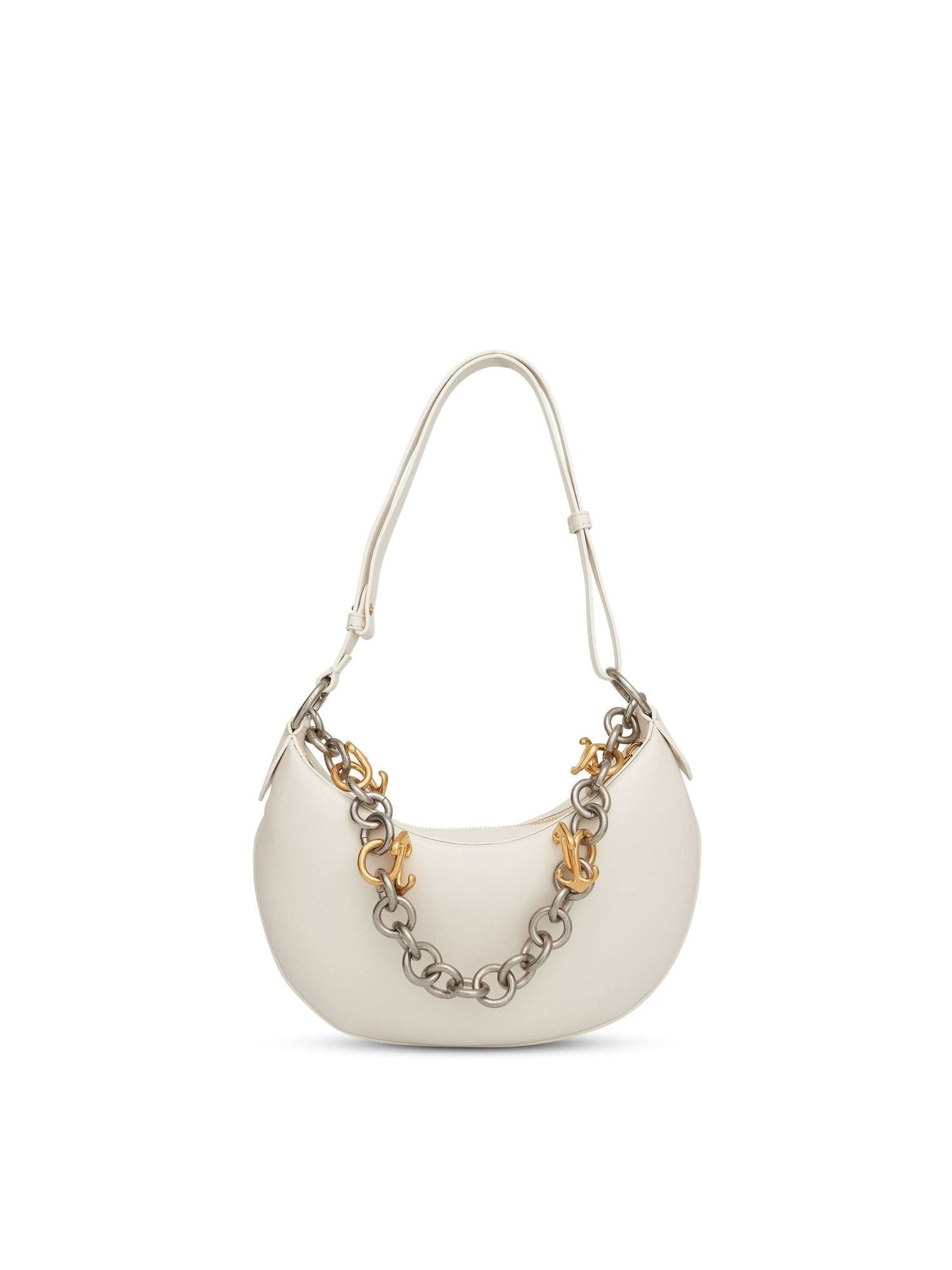 Image of Bags. Productname: OFF-WHITE Hobo Hemisphere Bag in WHITE colour by brand - OFF-WHITE