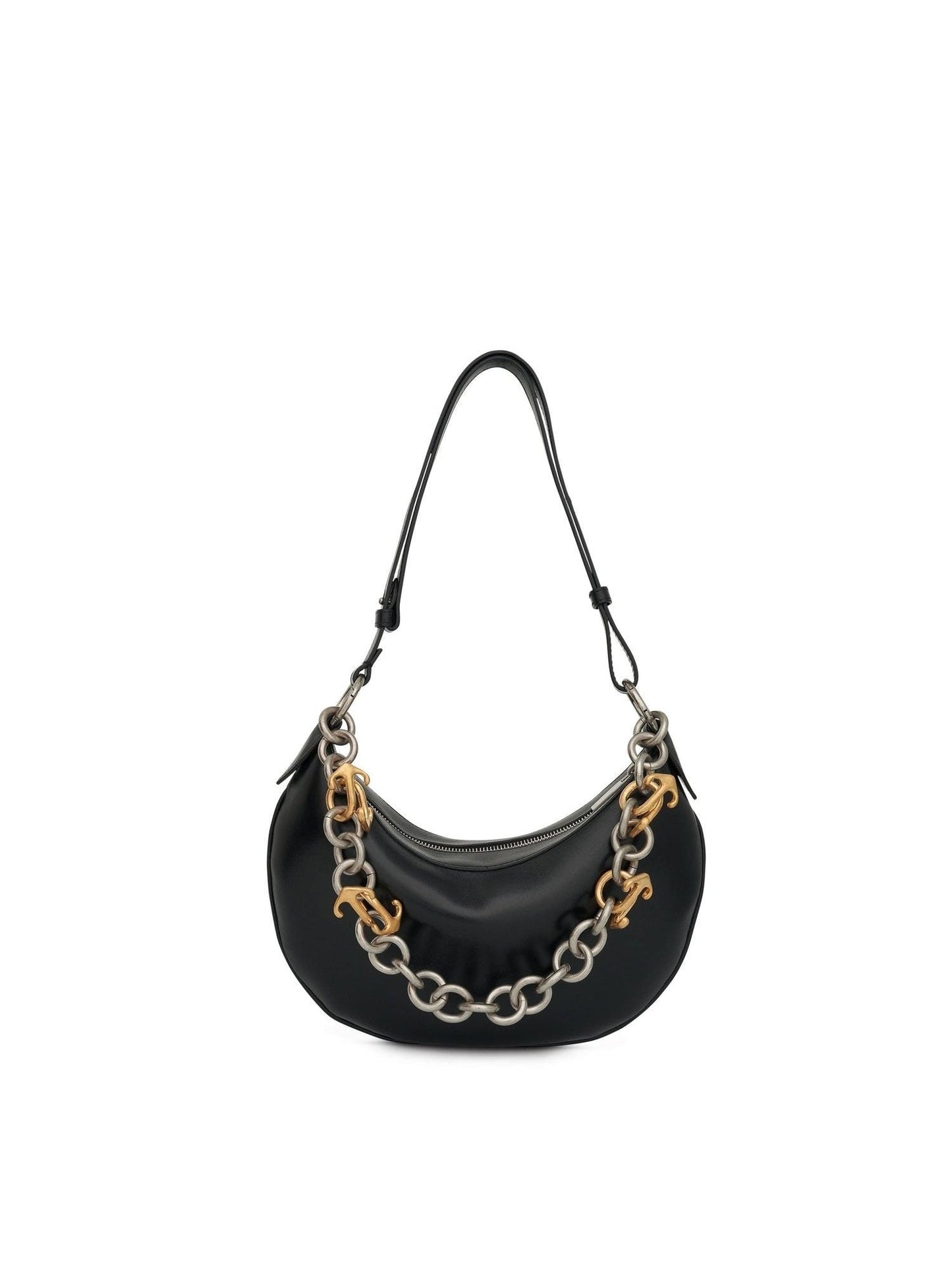 Image of Bags. Productname: OFF-WHITE Hobo Hemisphere Bag in BLACK colour by brand - OFF-WHITE
