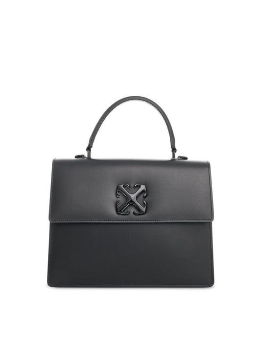 OFF-WHITE Jitney 1.4 Top Handle Bag (Black)
